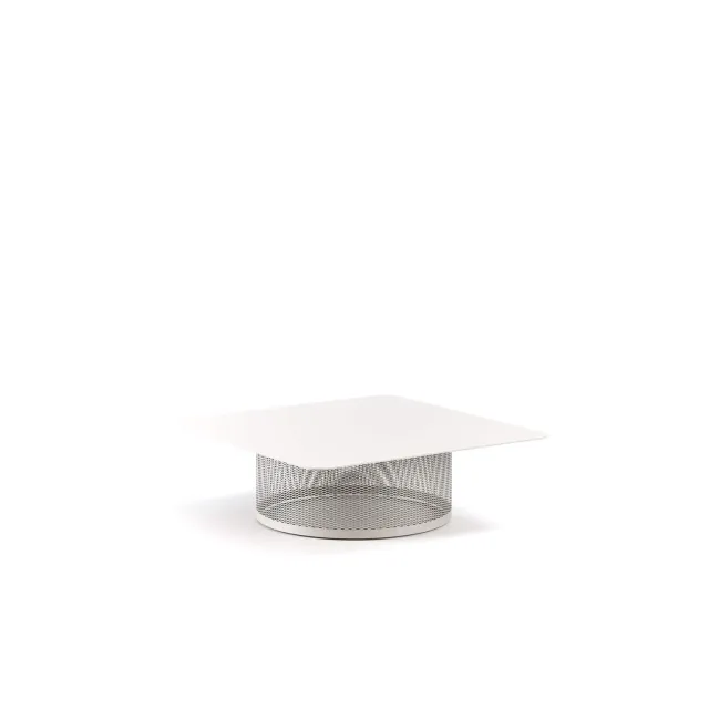 Emu Table System Mesa baja Couchtisch modular Stahlgewebe