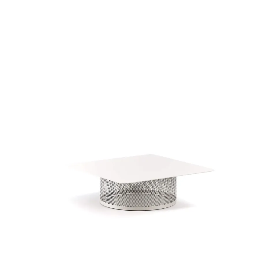 Emu Table System Mesa baja Couchtisch modular Stahlgewebe