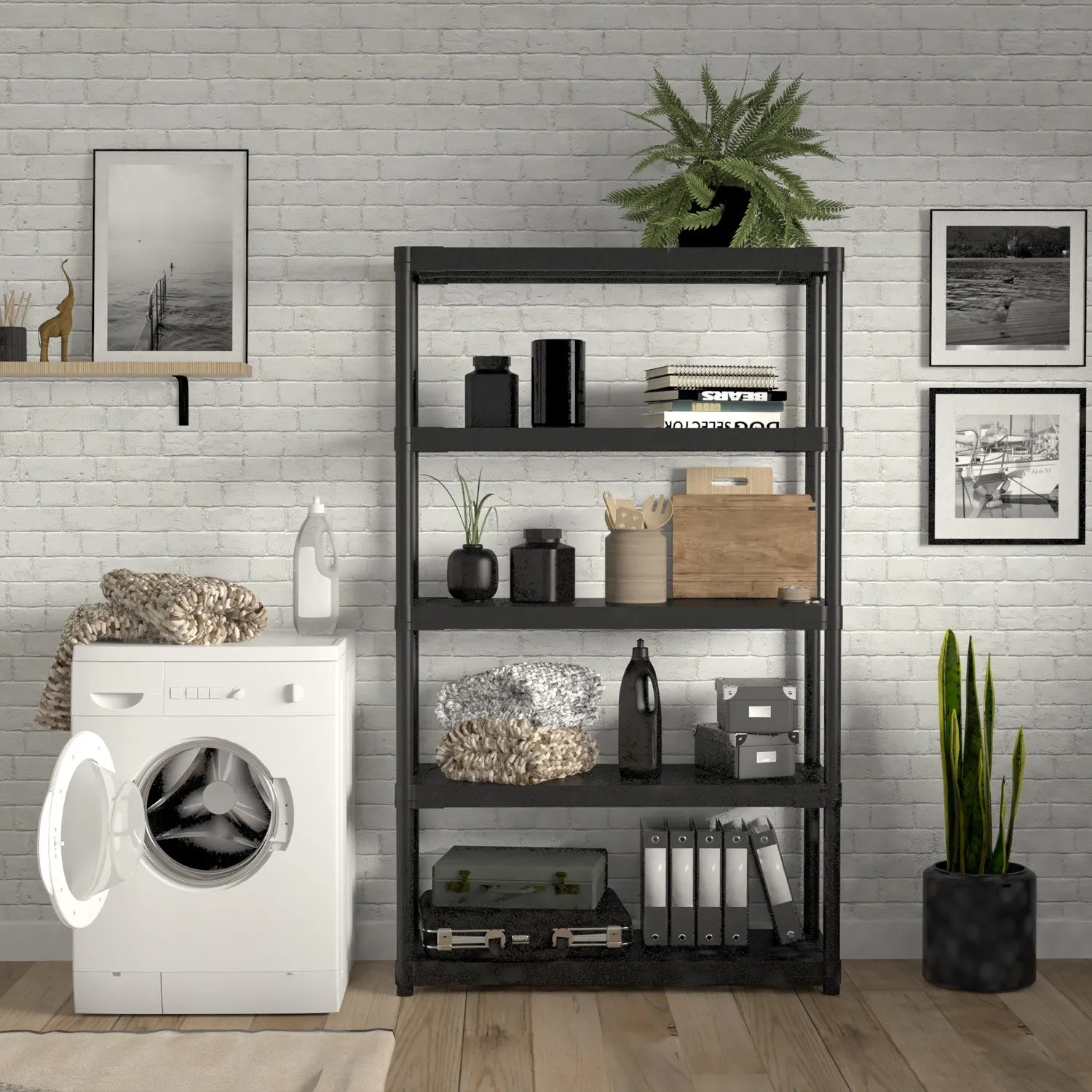 Grosfillex Workline 3.0 Regal 105 cm Schwarz