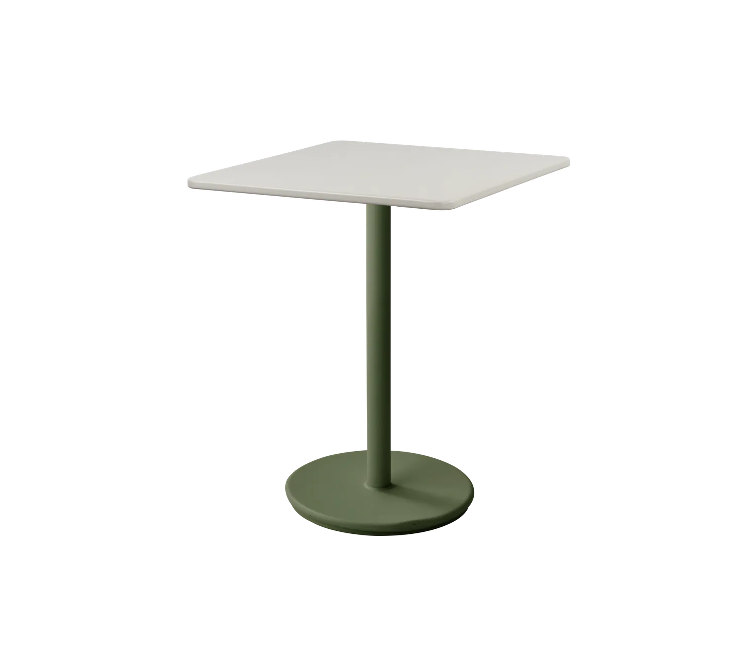 Cane-line Go Café Tisch 75x75 cm Lava Grey Aluminium