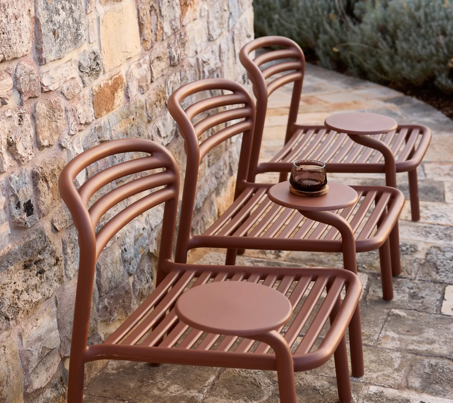 Cane-line Bliss Lounge Chair rechts Aluminium Sand ohne Kissen