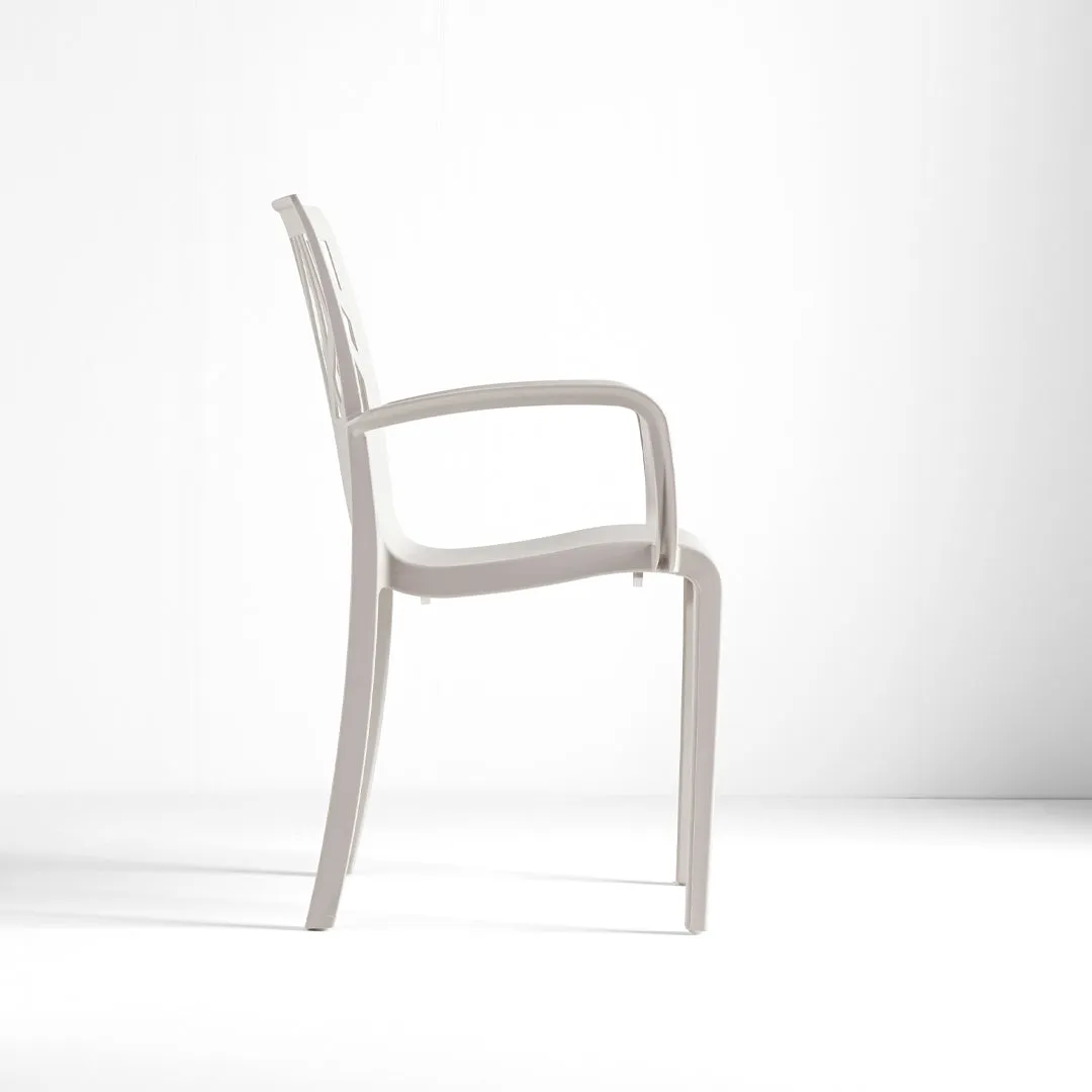 Grosfillex Vegetal Gartensessel Lin Pflanzen-Design