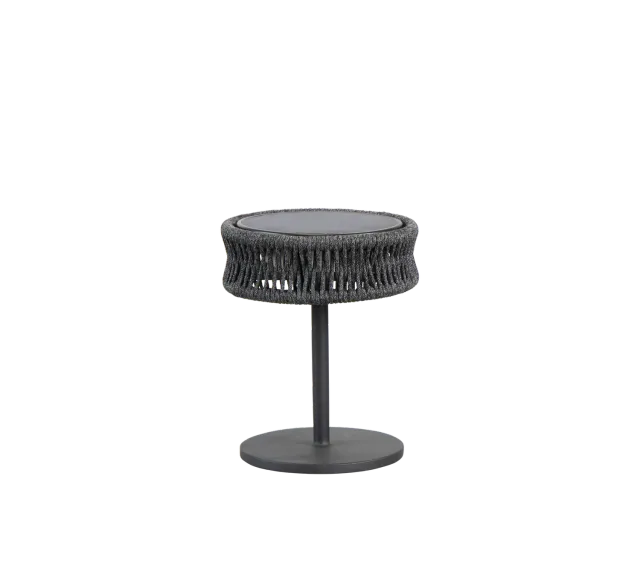 Cane-line Illusion Tischlampe klein Lava Grey Solar LED