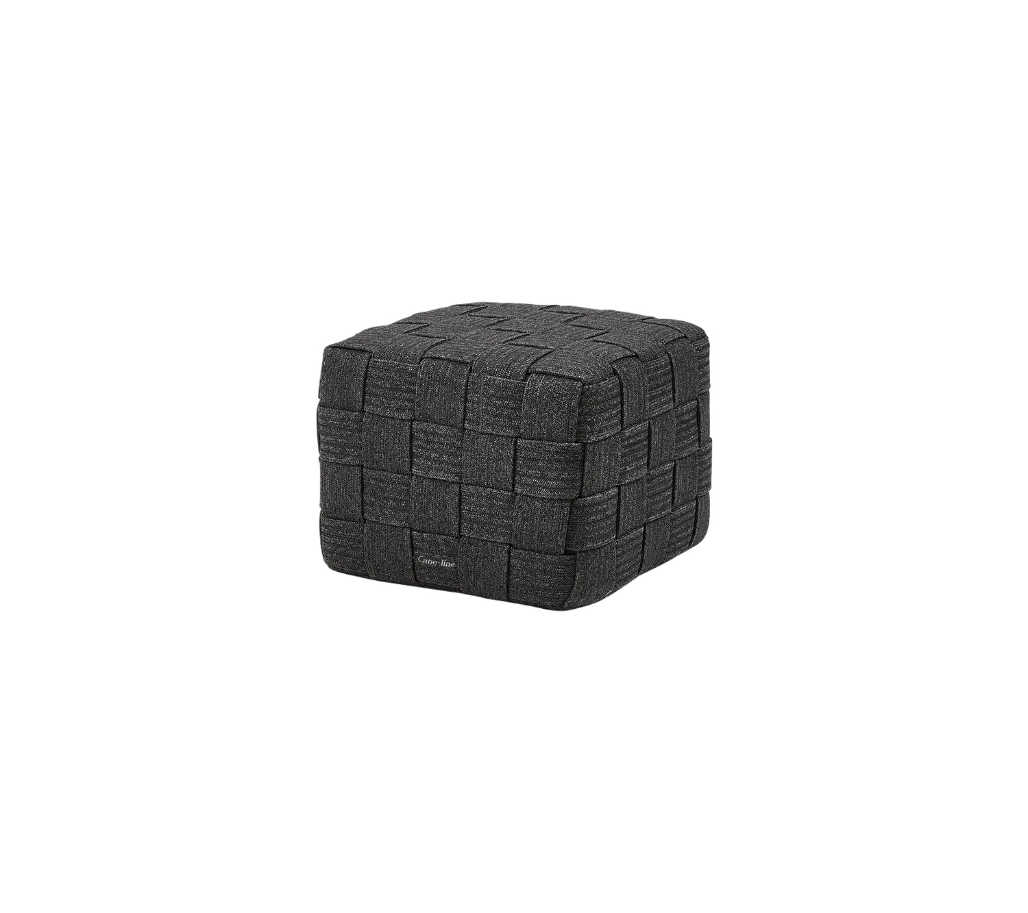 Cane-line Cube Fußhocker Dunkelgrau Soft Rope QuickDry