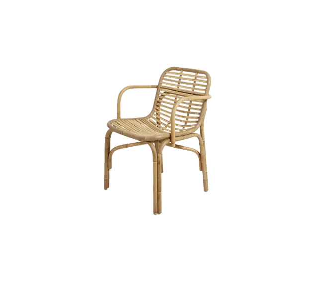 Cane-line Peak Stuhl Natural Rattan Armlehne