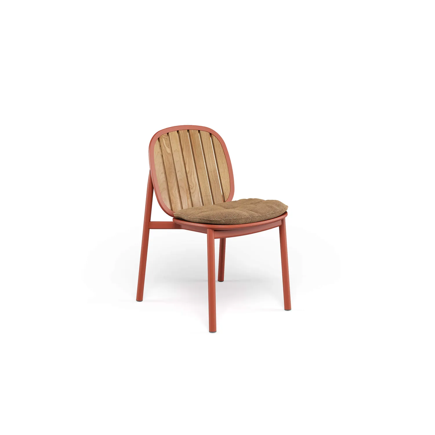 Emu Ronda Stuhl Alu-Teak Gartenstuhl Materialmix