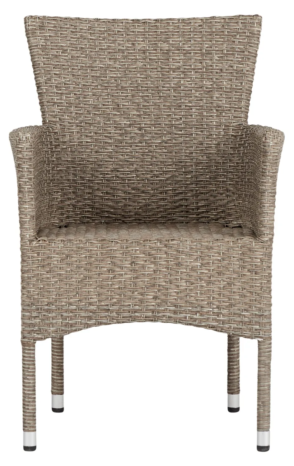 Envy Gartenmöbel-Set rund 110 cm Teaklook für 4 Personen natur
