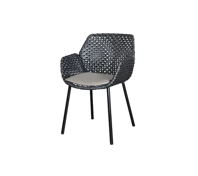 Cane-line Vibe Stuhl Schwarz Graphit Weave Geflecht Outdoor