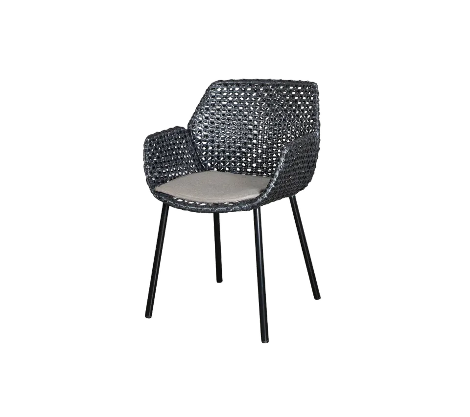 Cane-line Vibe Stuhl Schwarz Graphit Weave Geflecht Outdoor