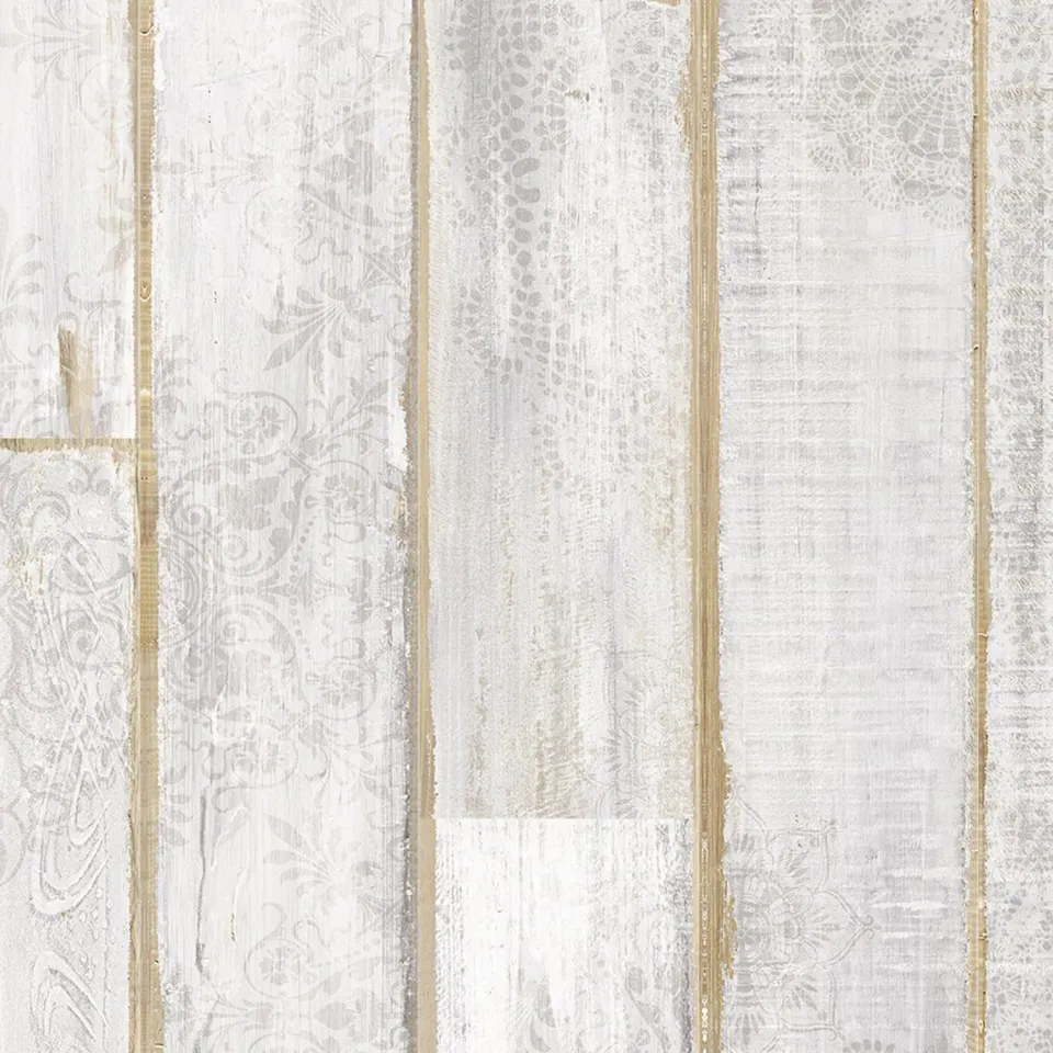 Grosfillex Accent Taiga Wandset weiß Holzoptik