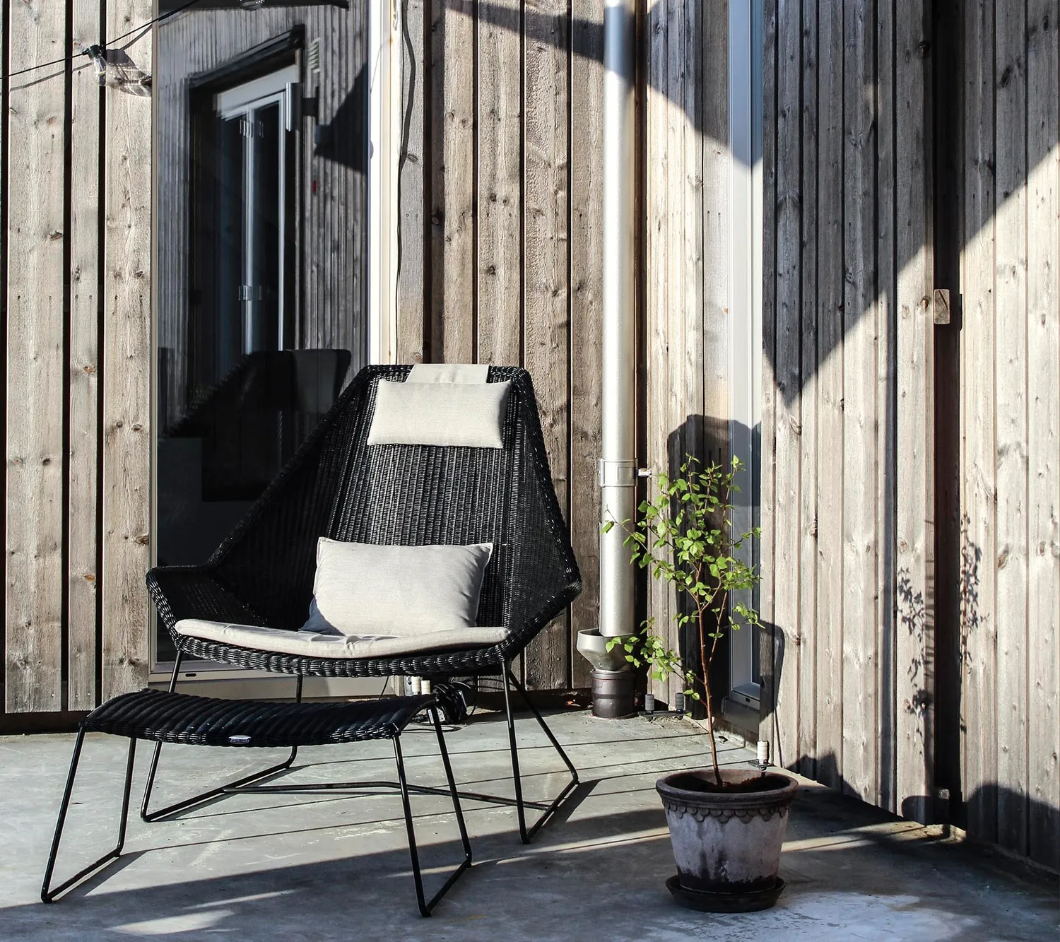 Cane-line Breeze Highback Sessel Sand Geflecht