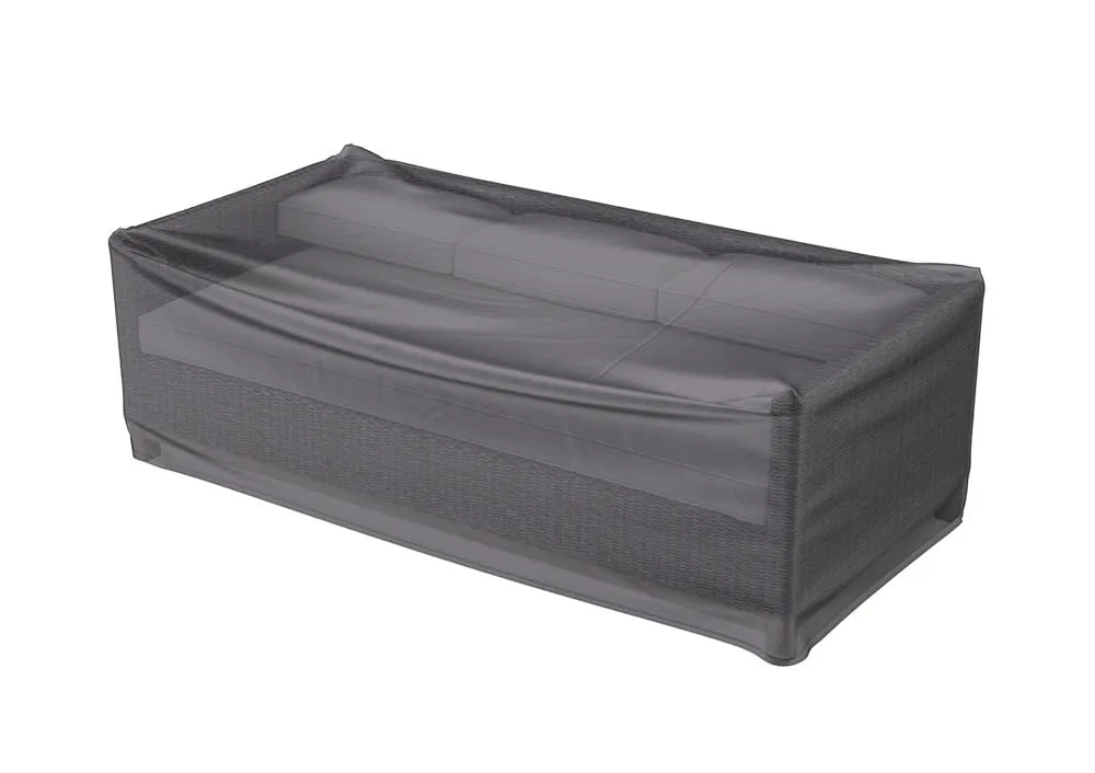 MR.DEKO Aero Protect Schutzhülle Gartenbank 130 cm Dunkelgrau