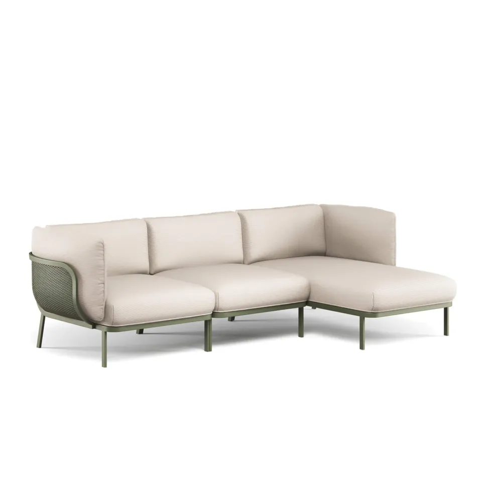 Emu Cabla Sofa 3-Sitzer mit Liege Outdoor