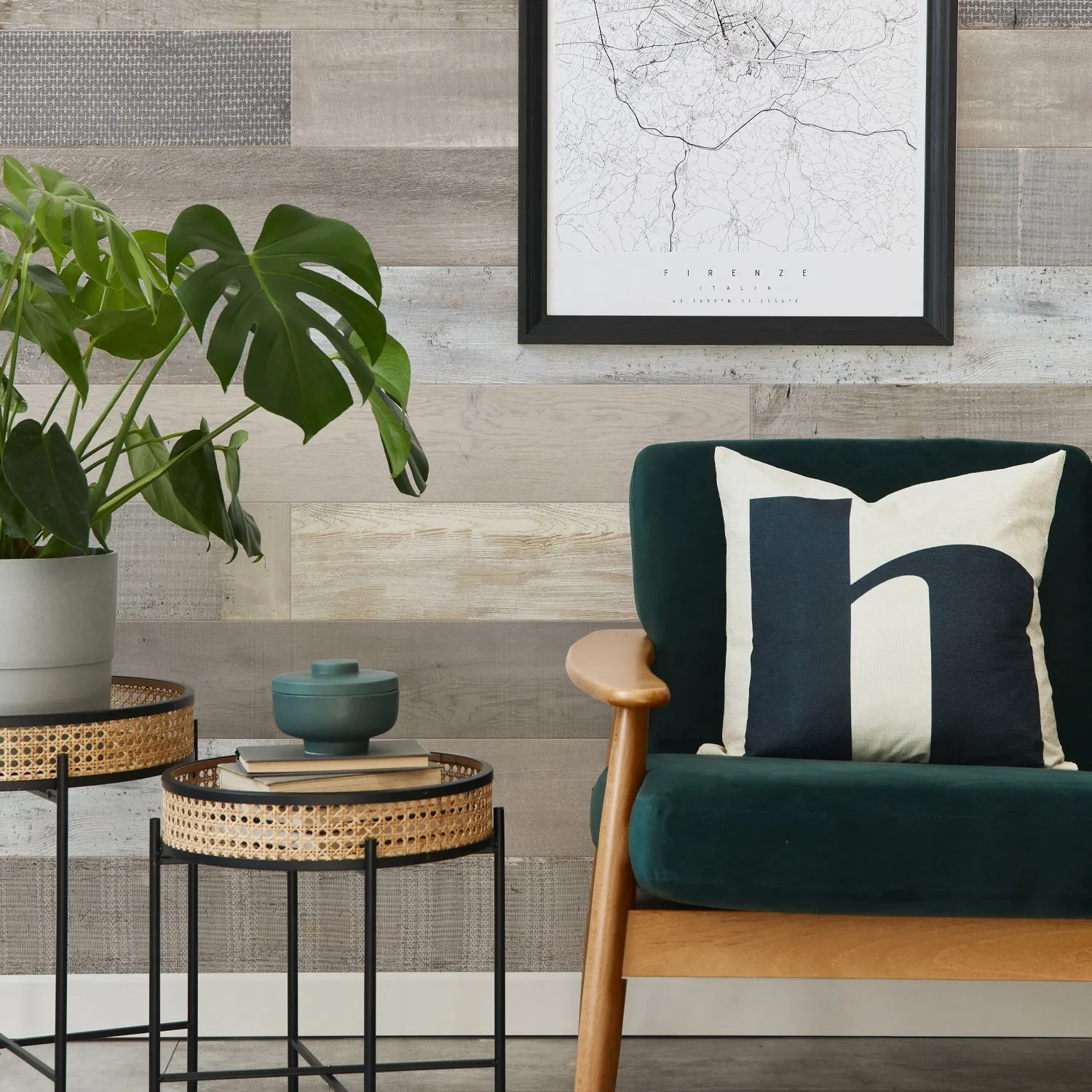 Grosfillex Accent Amazonia Wandverkleidung Holzoptik Kit