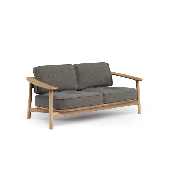 Emu Twins 2-Sitzer-Sofa Teak Holz