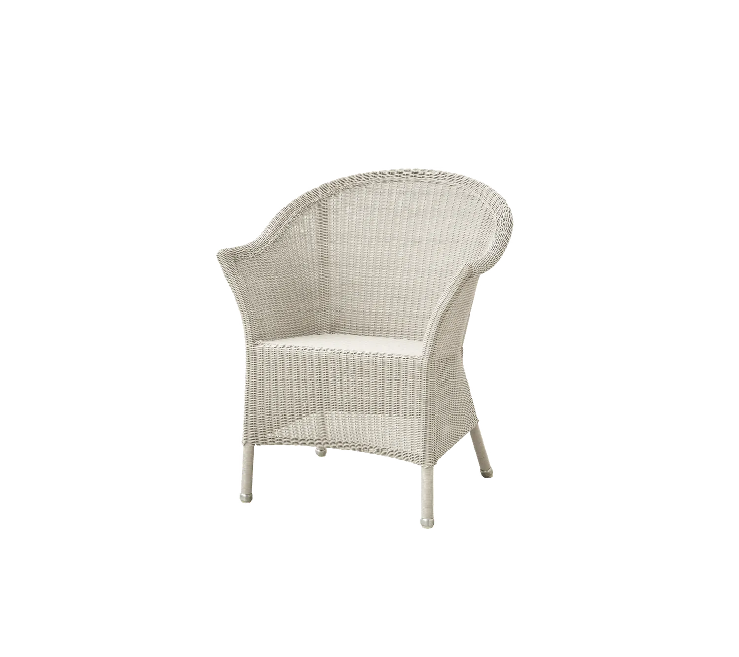 Cane-line Lansing chair Armlehnstuhl Taupe mit Sitzkissen Sand Natté wetterfest