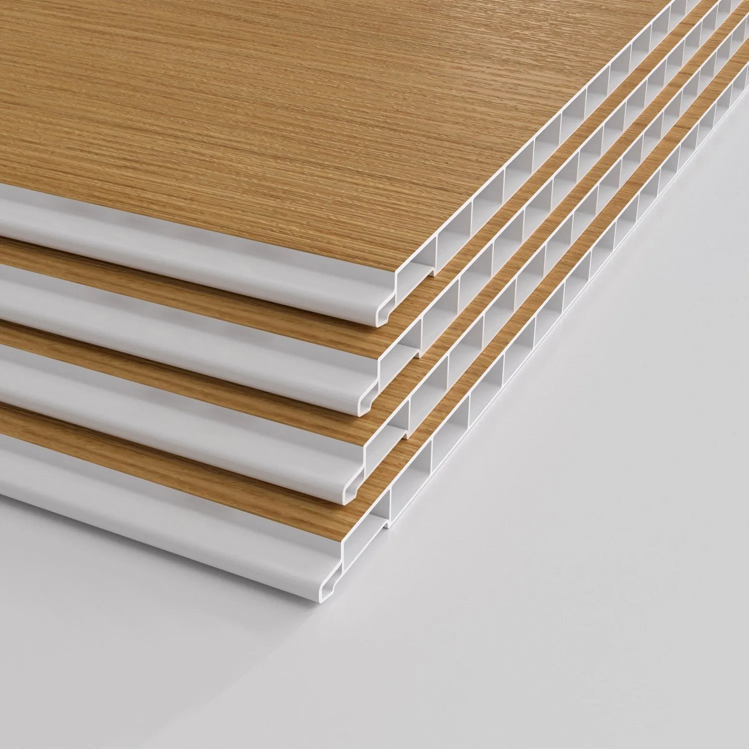 Grosfillex Element Marbre Gris Wandpaneel Grau matt