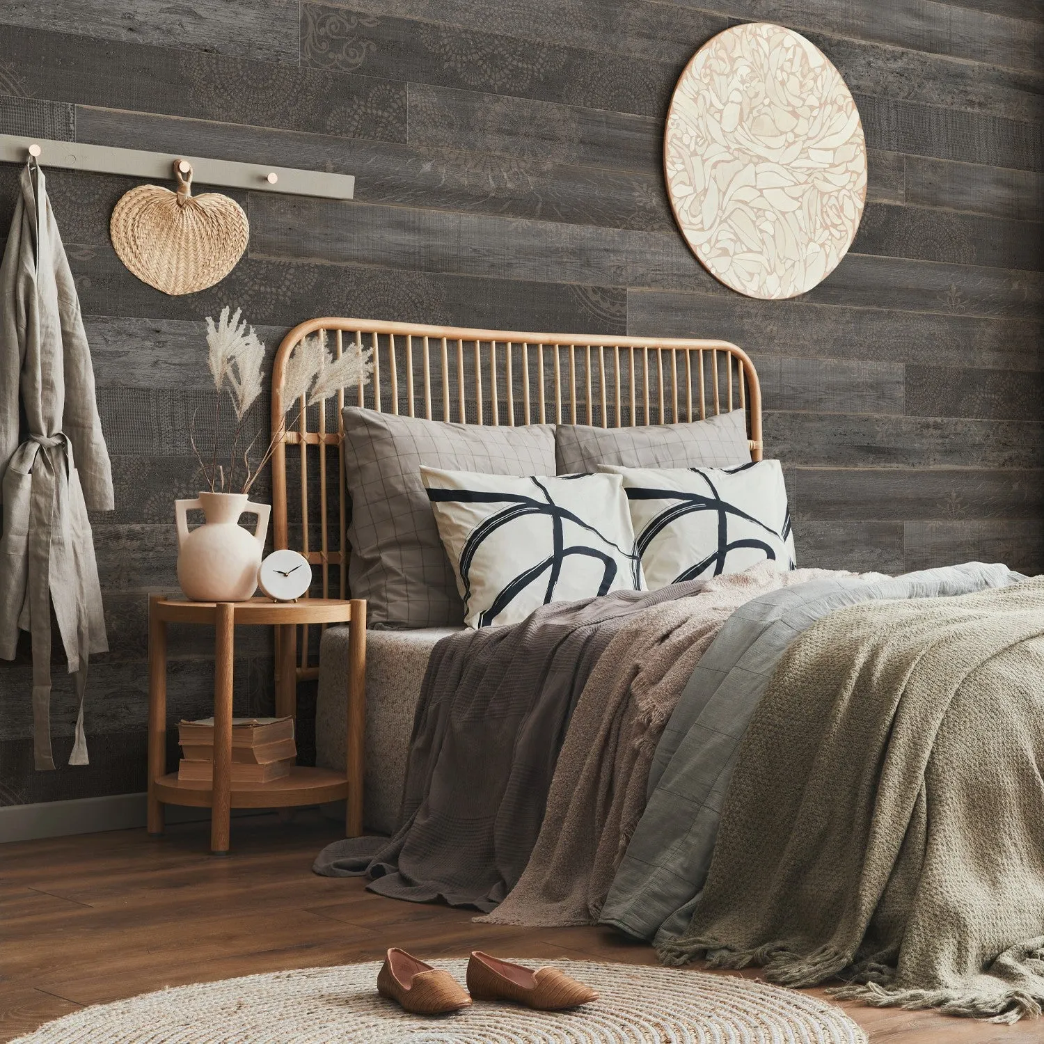 Grosfillex Accent Sequoia Wandverkleidung Holz Kit