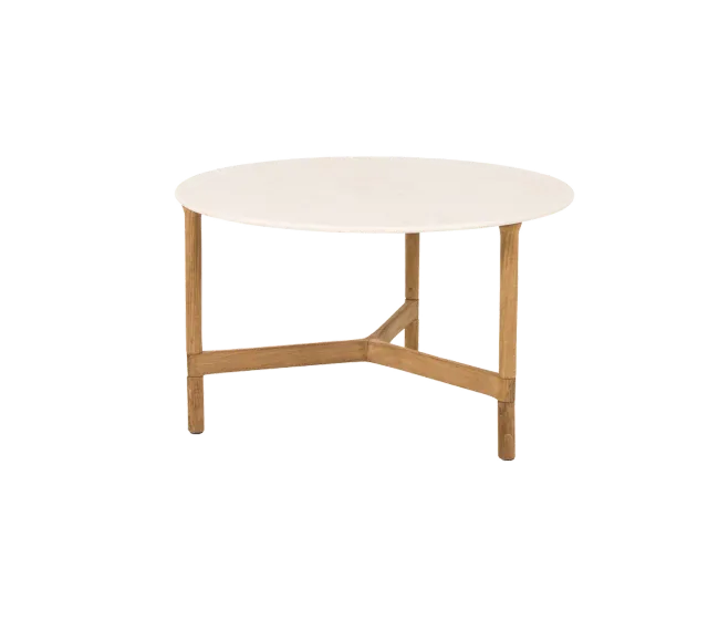 Cane-line Twist Couchtisch mittel Keramik fossilschwarz