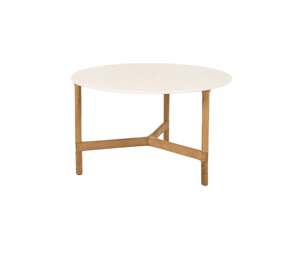 Cane-line Twist Couchtisch mittel Keramik fossilschwarz