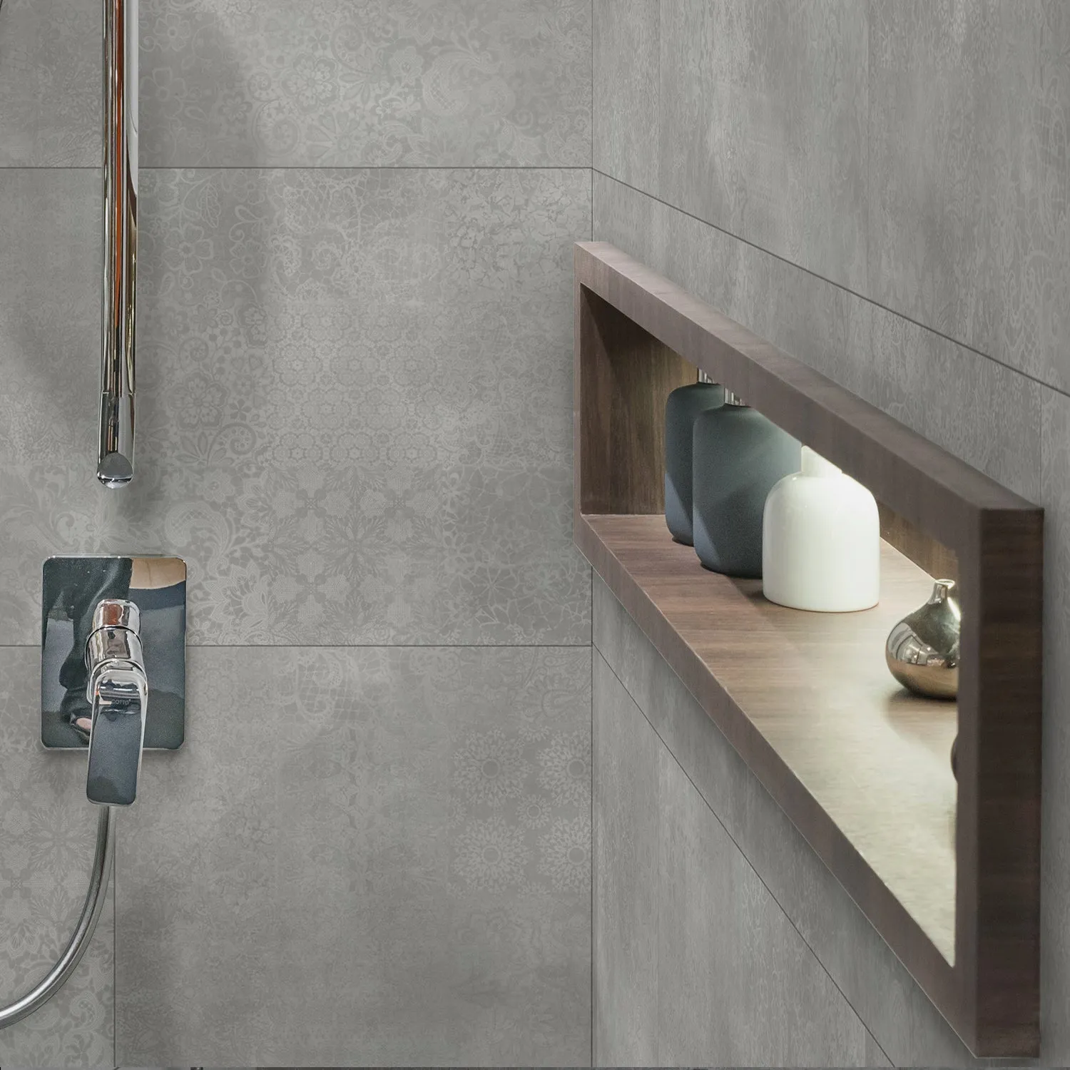 Grosfillex Gx Wall+ 45x90 Wandpaneel Cement Flower Betoneffekt