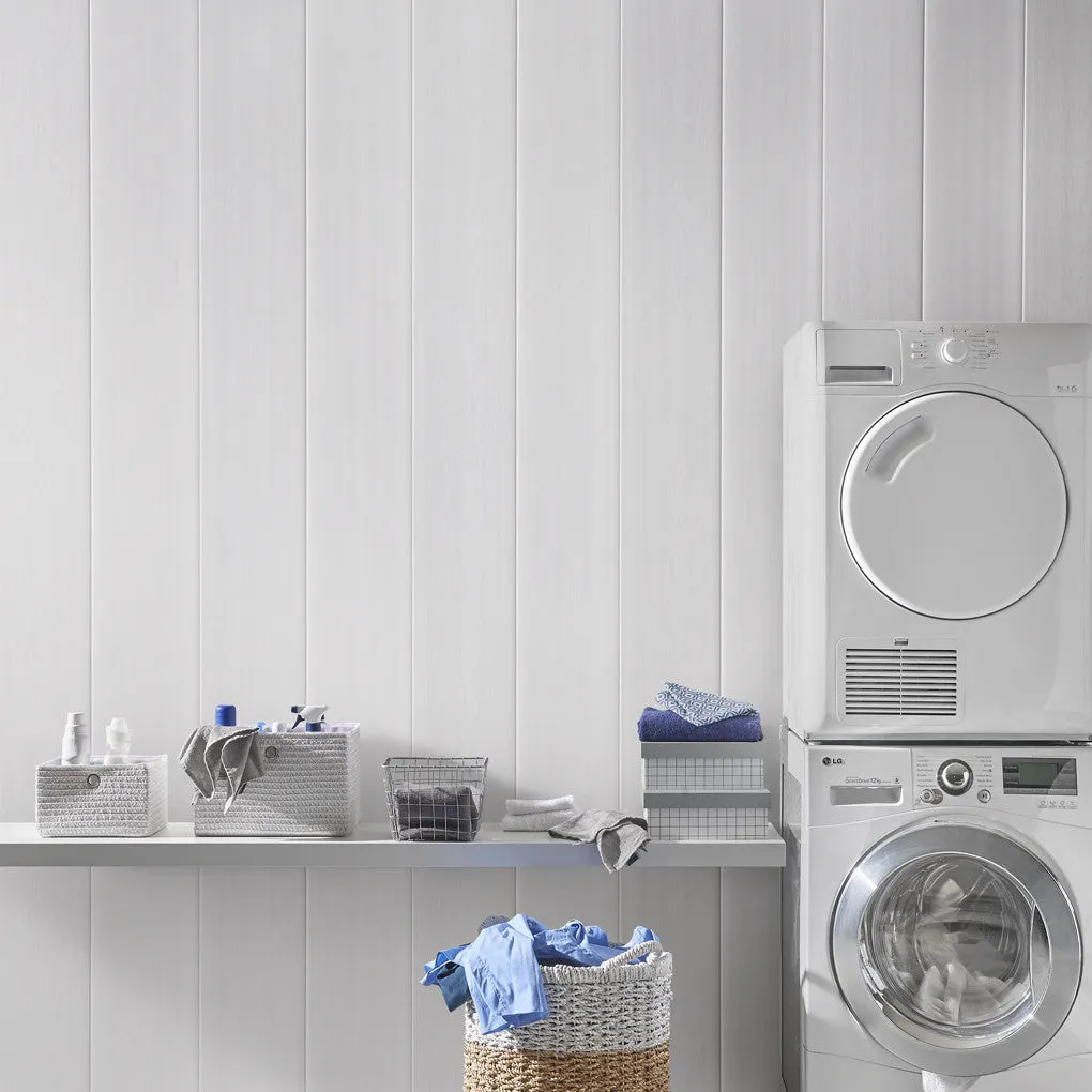Grosfillex Element Les Bois Wandpaneel Blanc Cérusé Holz