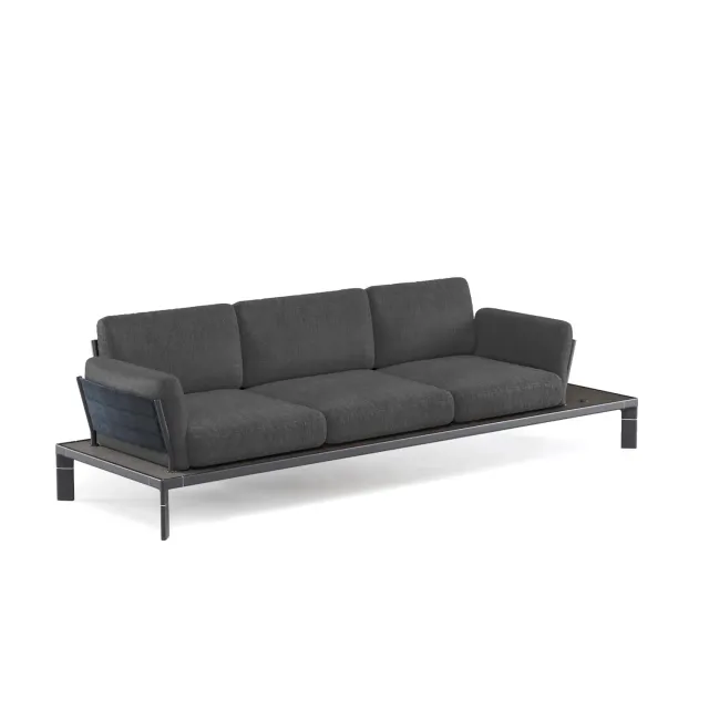Emu Tami Sofa de 3 plazas 3-Sitzer Gartensofa Bambus WPC