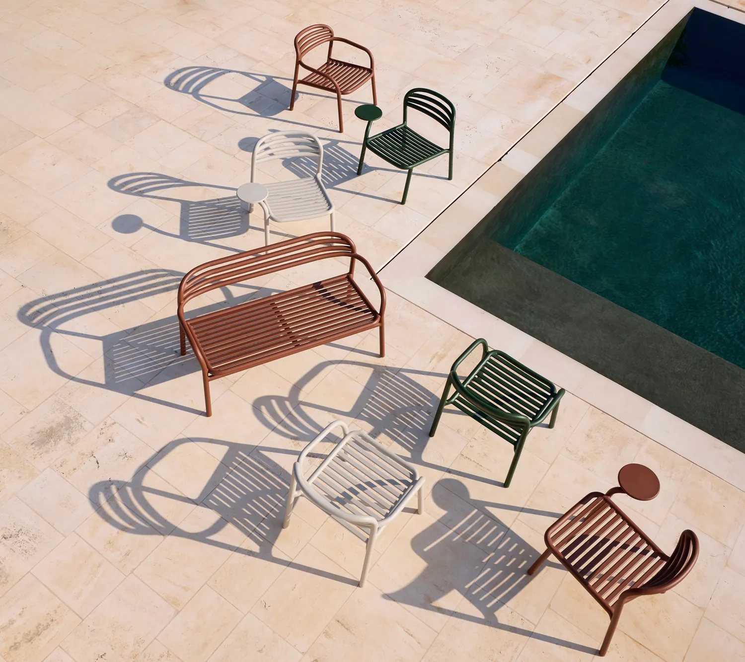 Cane-line Bliss Lounge Chair rechts Aluminium Sand ohne Kissen