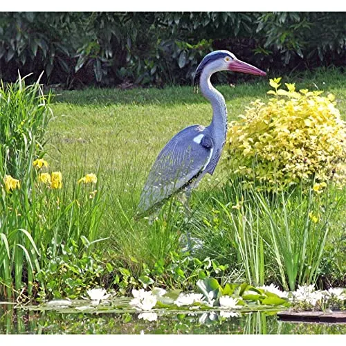 Garden Pleasure Fischreiher Gartenvogel aus Kunststoff