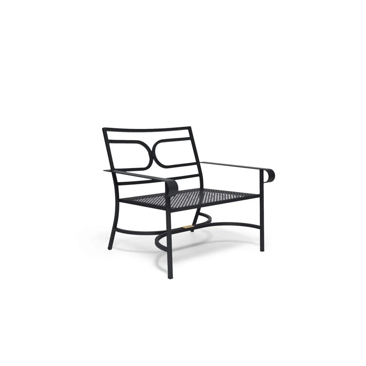 Emu Collier Loungesessel Stoff Messing 1-Sitzer