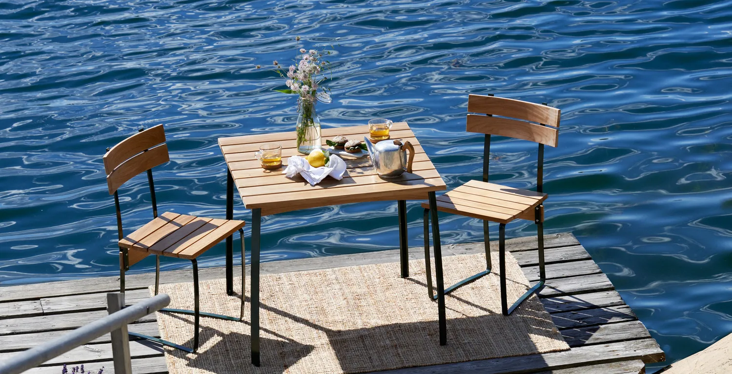 Skargaarden Kerteminde Tisch 80x80 Teak Garten