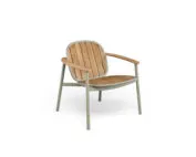 Emu Twins Mesa baja Couchtisch Teak und Aluminium
