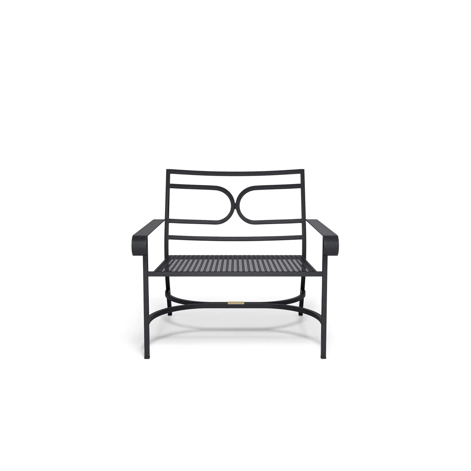 Emu Collier Loungesessel Stoff Messing 1-Sitzer