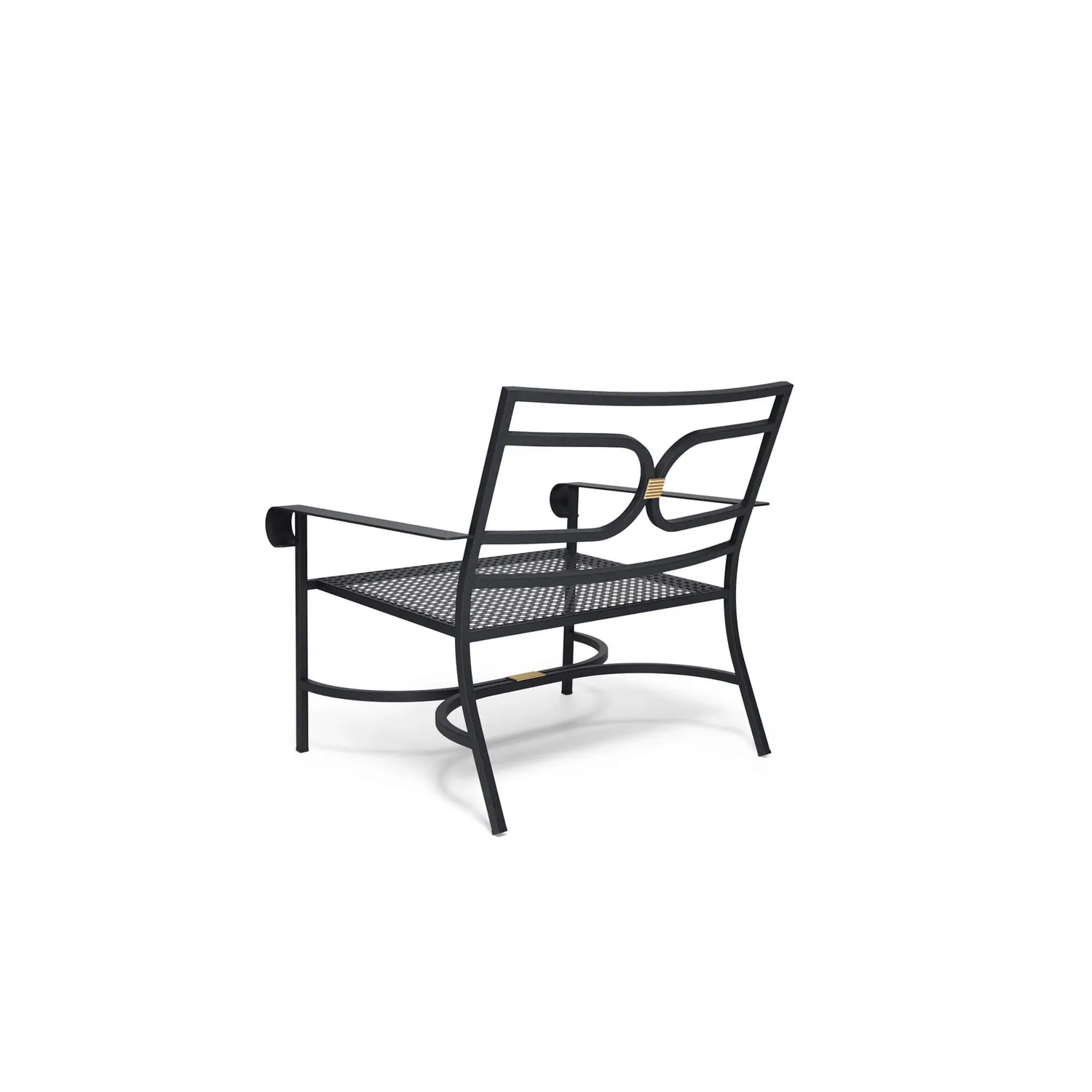 Emu Collier Loungesessel Stoff Messing 1-Sitzer