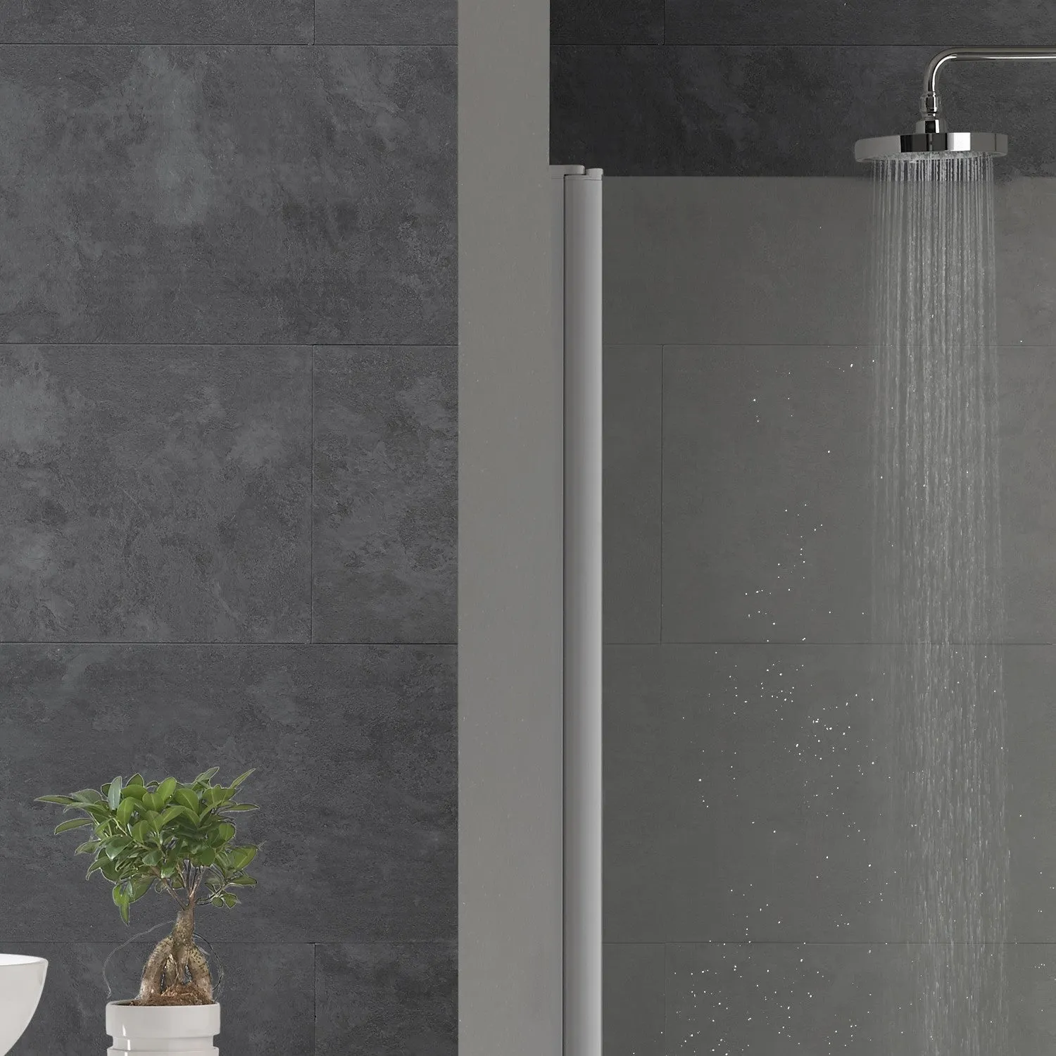 Grosfillex Element Wandverkleidung Beton Touch Grau Betonoptik