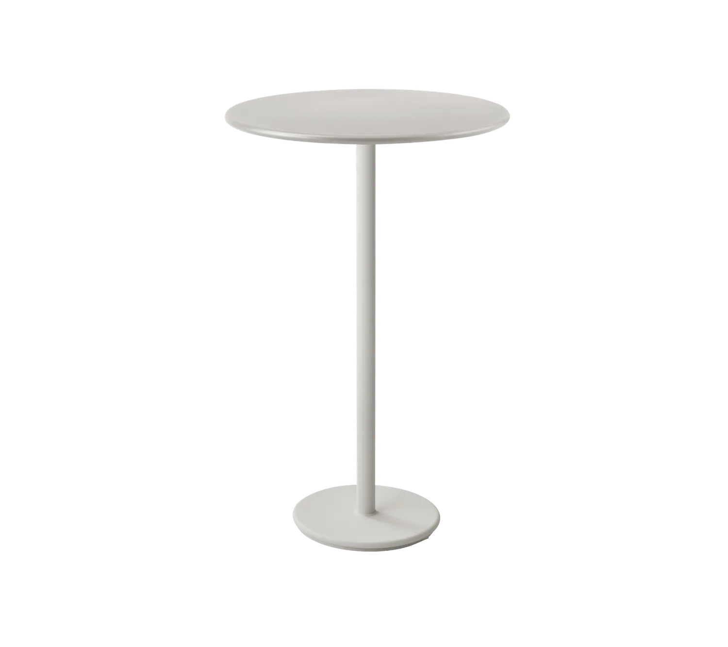 Cane-line Go Bartisch Ø 80 cm Lava Grey Alu