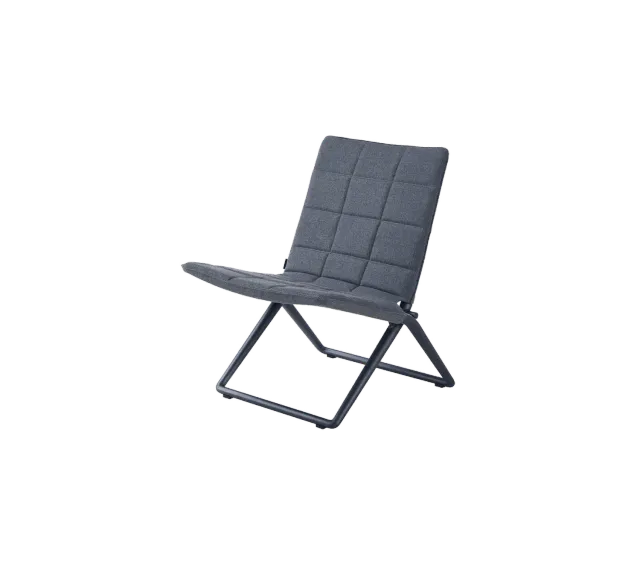 Cane-line Traveller Folding Lounge Chair Klappstuhl Grau AirTouch