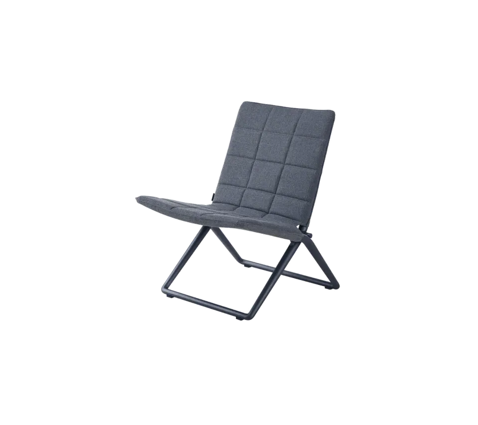 Cane-line Traveller Folding Lounge Chair Klappstuhl Grau AirTouch