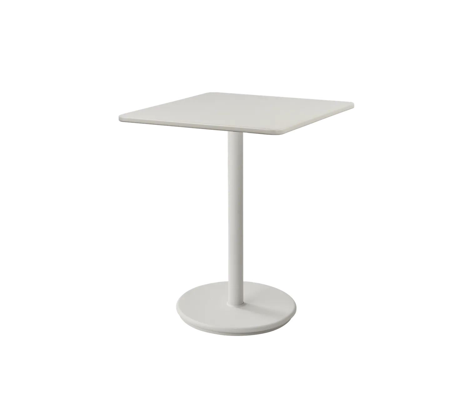 Cane-line Go Café Tisch 75x75 cm Lava Grey Aluminium
