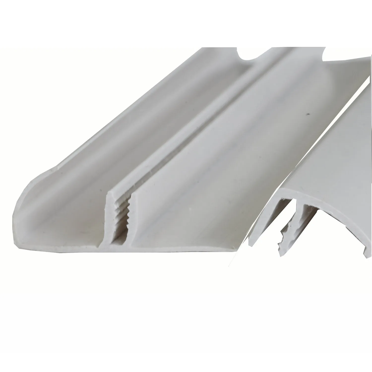 Grosfillex Abschlussprofil Multifunktion Weiß PVC-Paneele