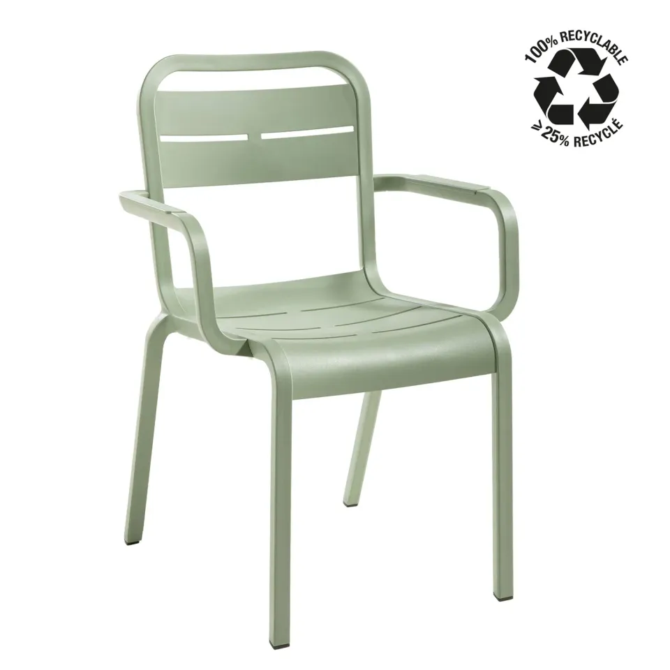 Grosfillex Cannes Gartensessel Terracotta Recycling