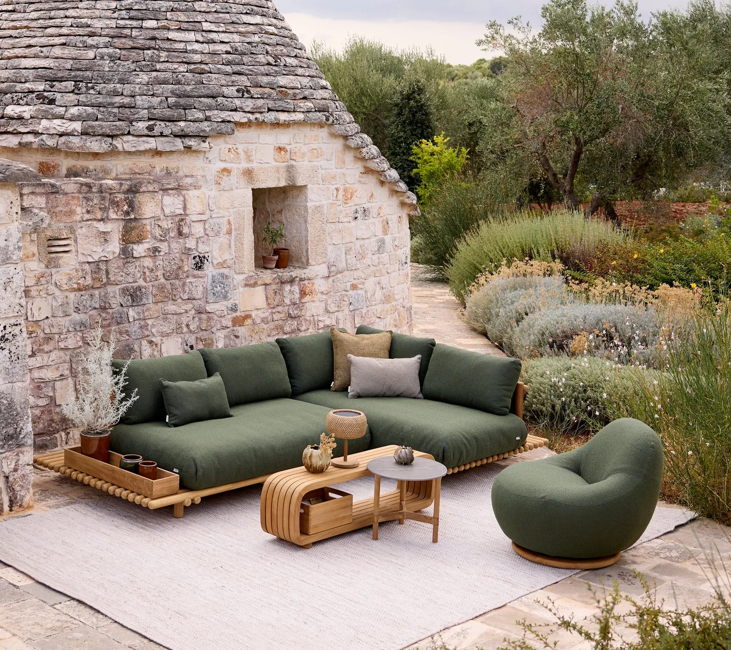 Cane-line Mellow Mellow sofa module/coffee table Couchtisch Teak kompakt