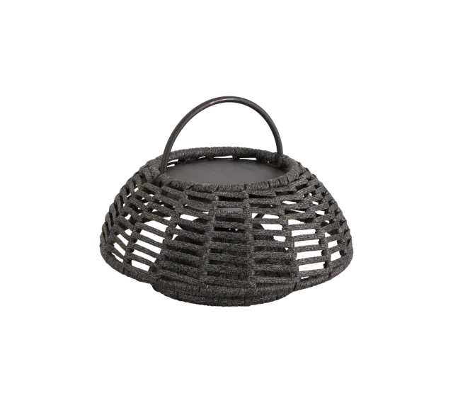 Cane-line Illusion Hängelampe medium dunkelgrau Soft Rope Solar LED