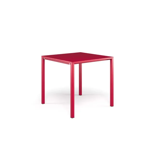 Emu Urban Tisch 80x80 stapelbar Alu