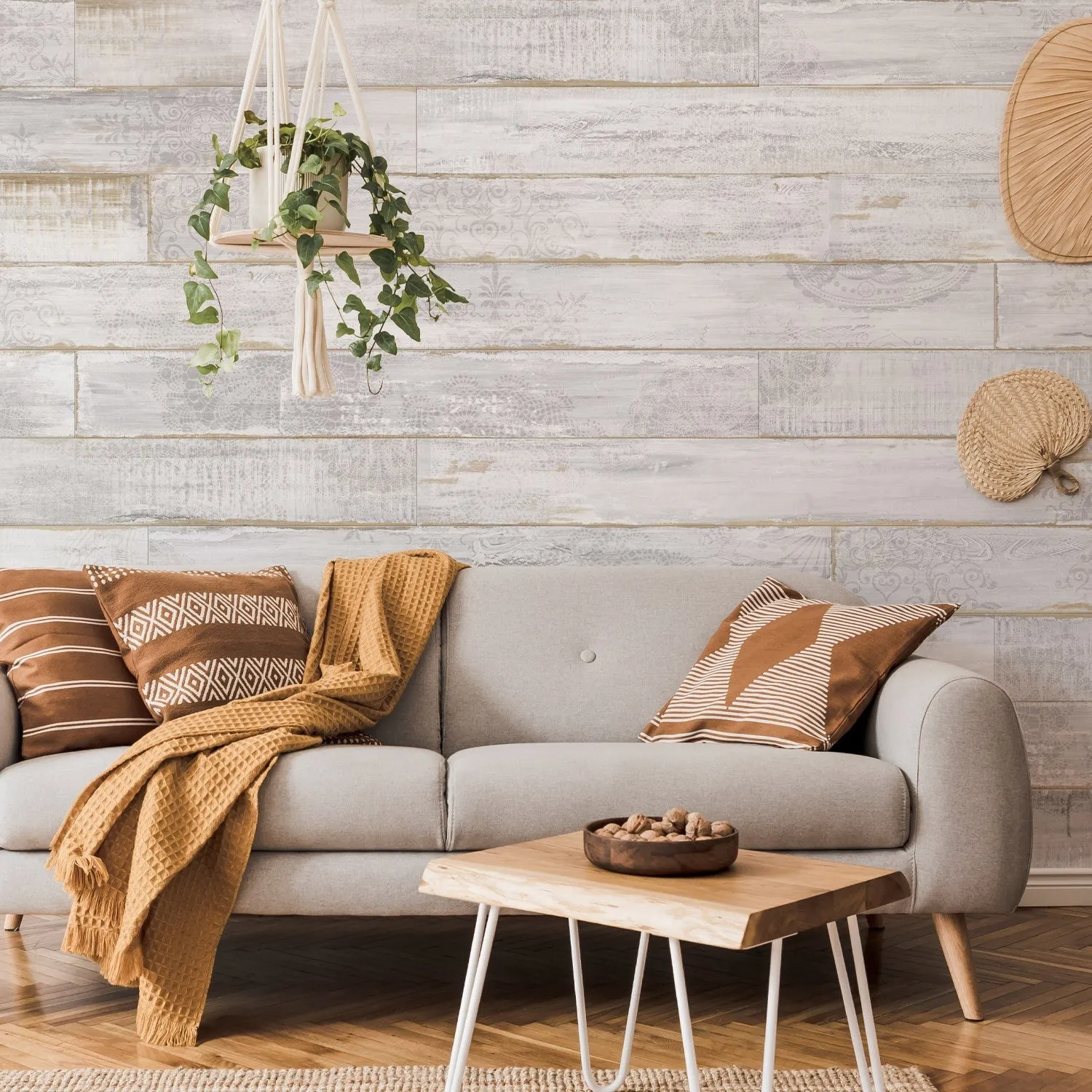 Grosfillex Accent Taiga Wandset weiß Holzoptik