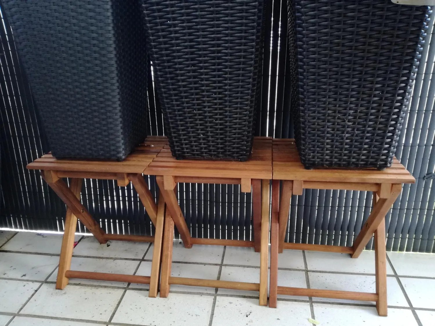 Garden-Pleasure Klapphocker TACOMA Gartenhocker Einzelstück klappbar