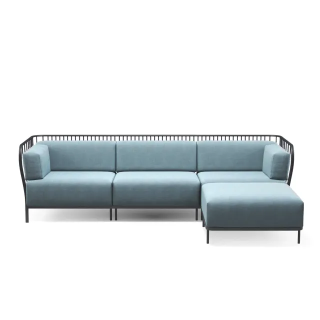 Emu Terramare Sofa 3-Sitzer mit Tagesbett wetterfest