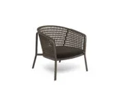 Emu Carousel Pouf Hocker Aluminium Seilgeflecht