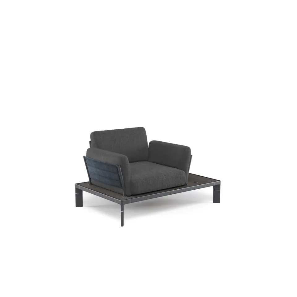 Emu Tami Sessel Bambus WPC Alu