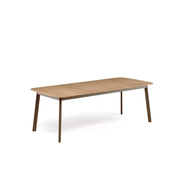 Emu Shine Gartentisch Teak 225x100 Alu modern